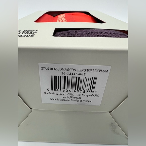 STANLEY All Day Quencher Carry All bag for 40 oz Tumbler with Handle Orange New - Picture 4 of 5